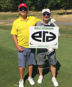 Jason from Qualtek & Jim from FJM get behind the ERA Sponsorship of the Empire Chapter Golf Outing